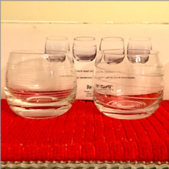 Pier 1 Vintage Tasting Party: 4-piece tasting glassware set, w/ 4 spoons. NEW!! - Picture 4 of 9